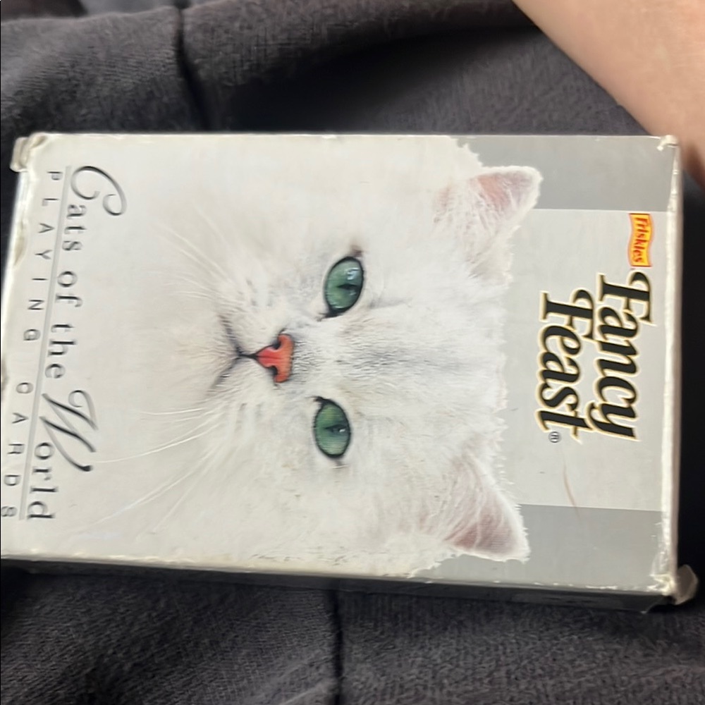 Cats of the World Playing Cards - White